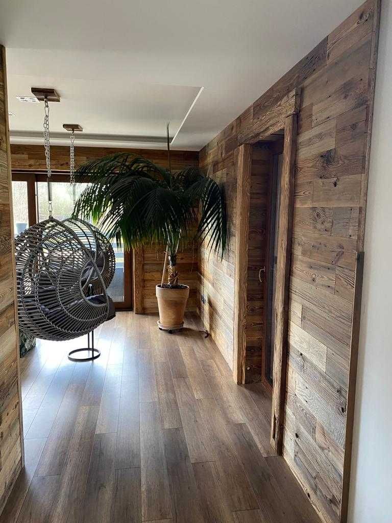 stare deski drewno na ścianę lamele naturalne panele ścienne sufit