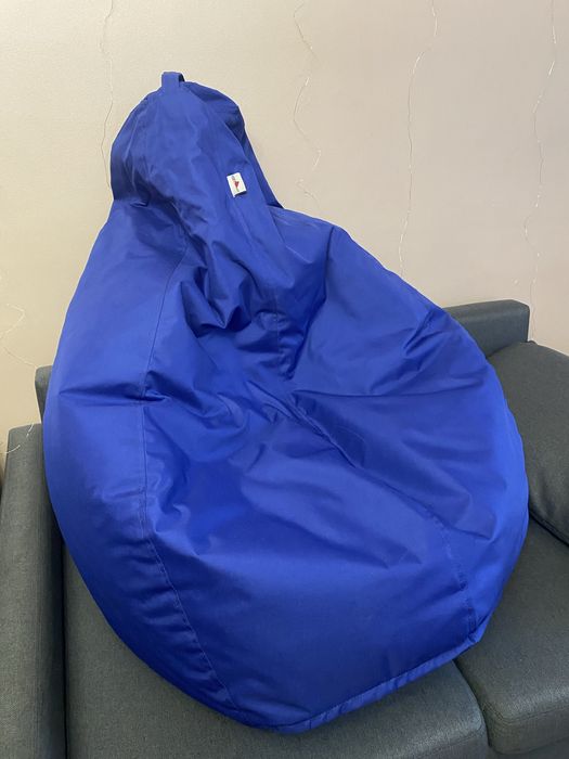 Крісло мішок синього кольору