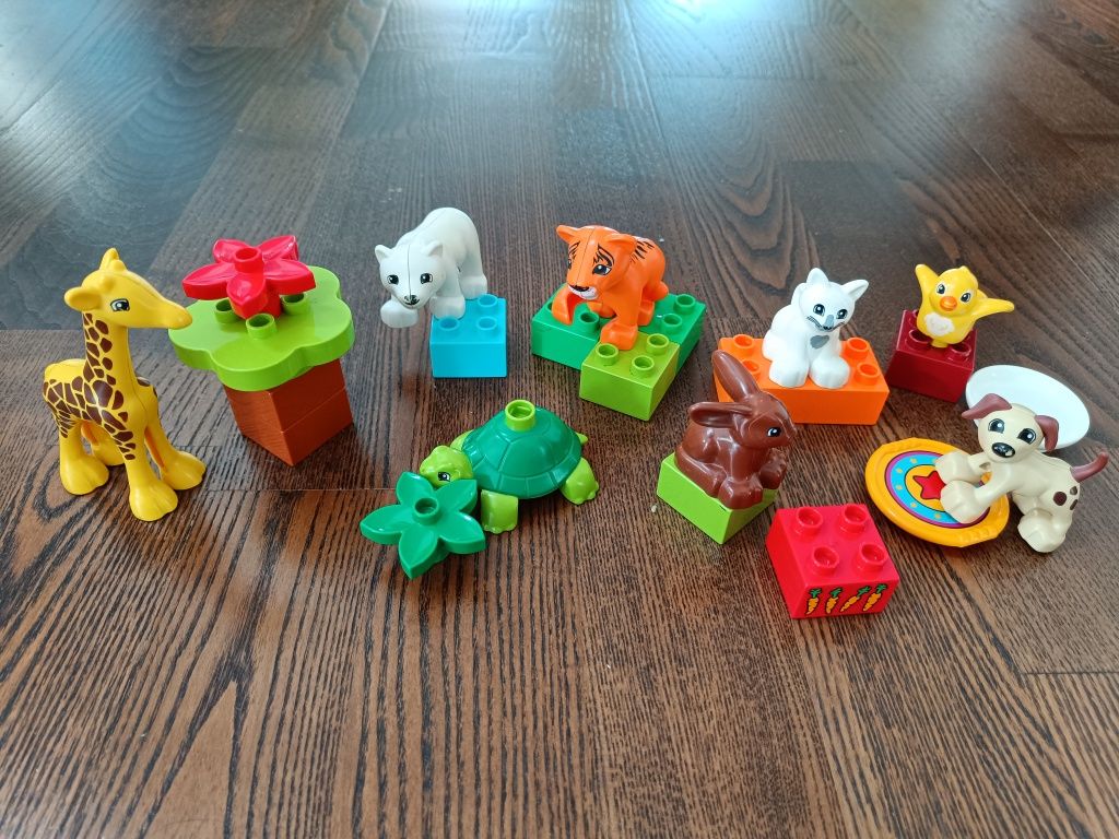 LEGO DUPLO zestaw zwierzaków 10838 + 10801