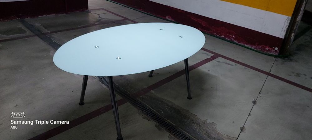 Mesa de vidro temperado