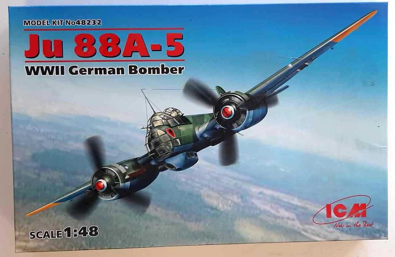 Model plastikowy Ju 88A-5 German Bomber 1/48 - ICM NOWY