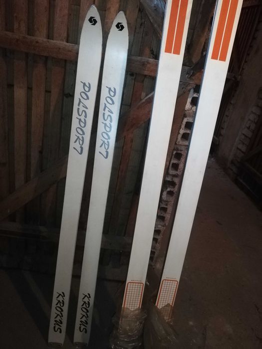 Narty Polsport nowe +  dziecięce Krokus + Snowstar biegowe
