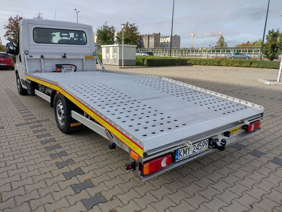 Wynajem Wypożyczalnia laweta autolaweta 2LETNIA fiat duc., ład. 1550kg