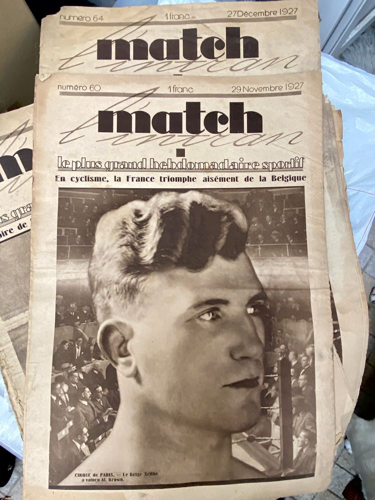Jornais desportivos antigos 1927 e 1928