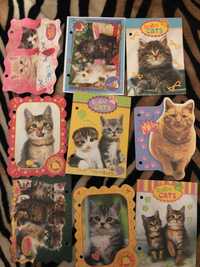 Zestaw małych karteczek do segregatora baby cats, kotki