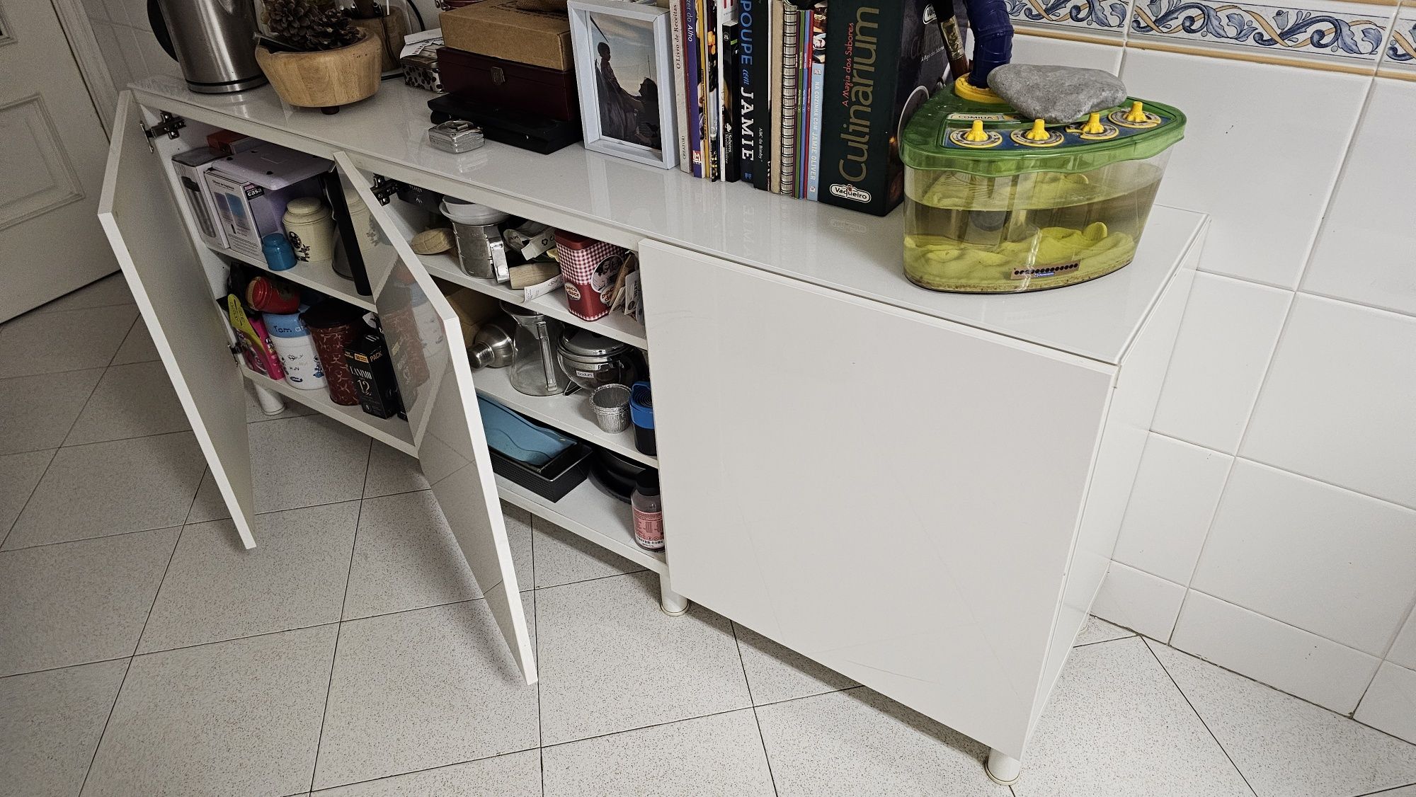 Aparador de cozinha/sala branco