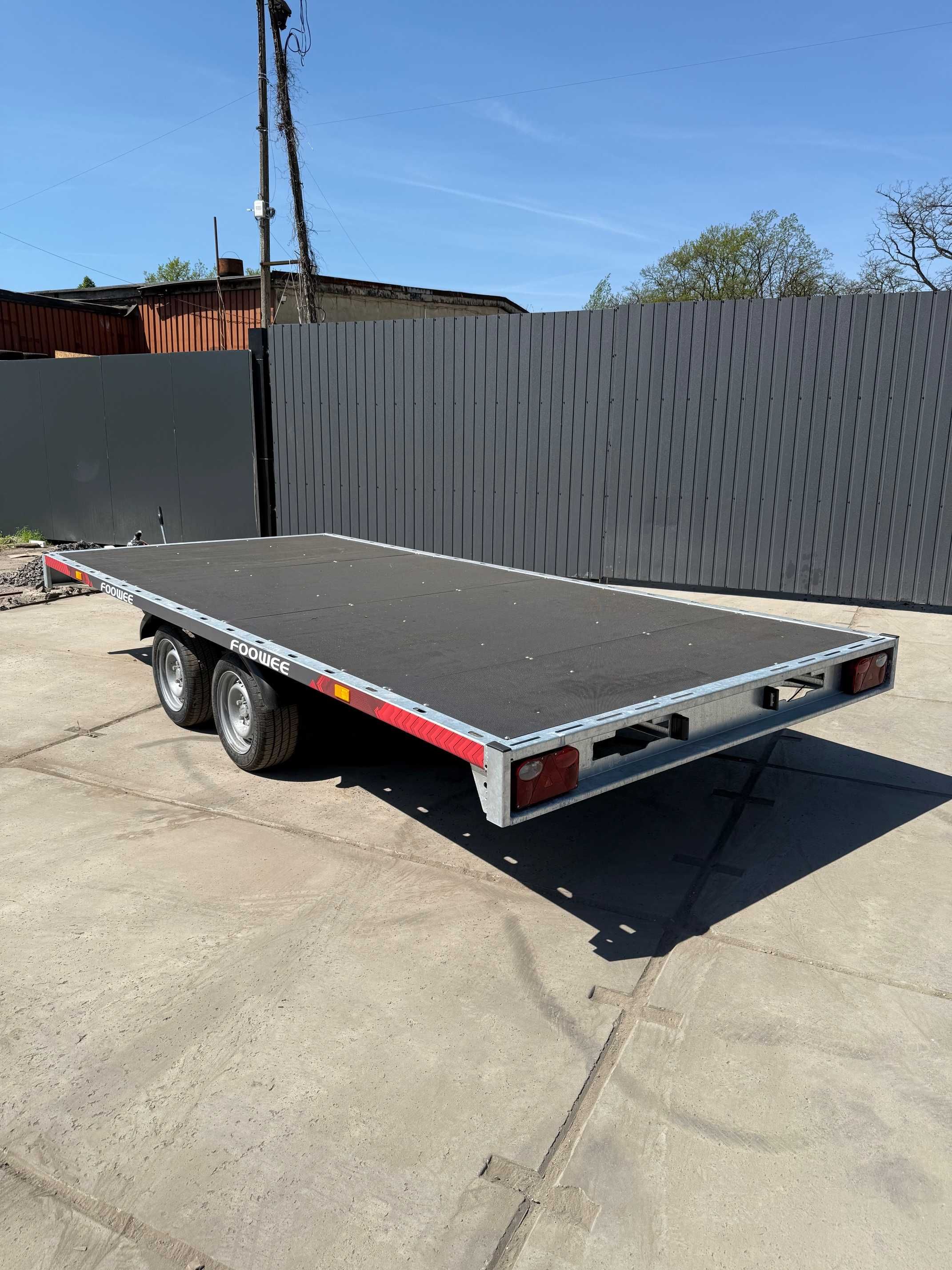 Przyczepa PLATFORMA towarowa bagażowa DMC750kg 4x2m NOWA HIT CENOWY!!!