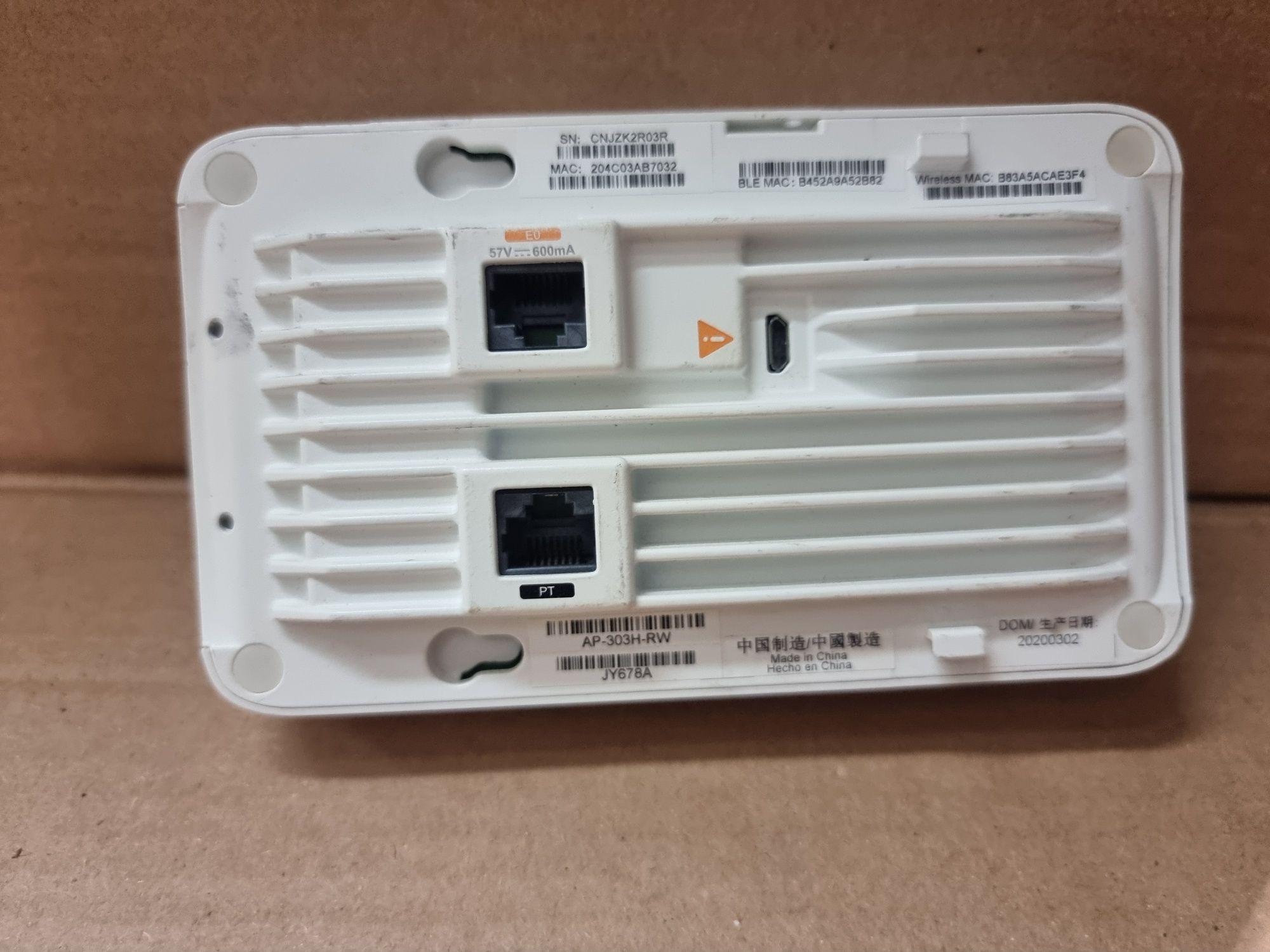 Punkt Dostępowy Aruba Networks RAP 3WN