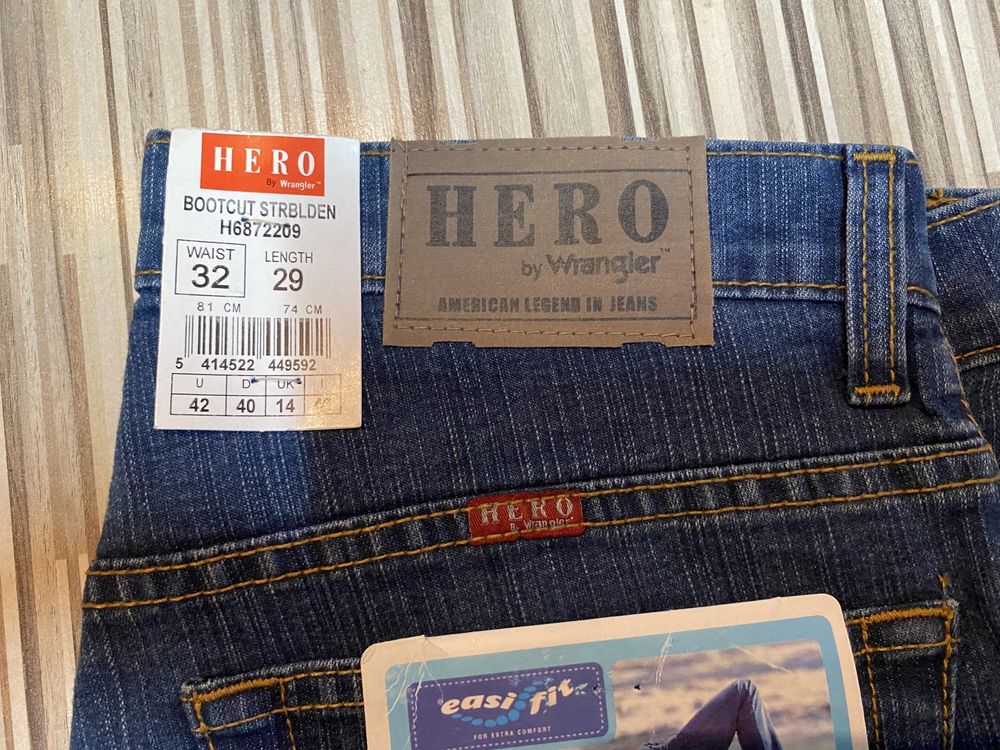 Spodnie damskie jeans 32/29 pas 76 cm komplet 2 pary Wrangler nowe