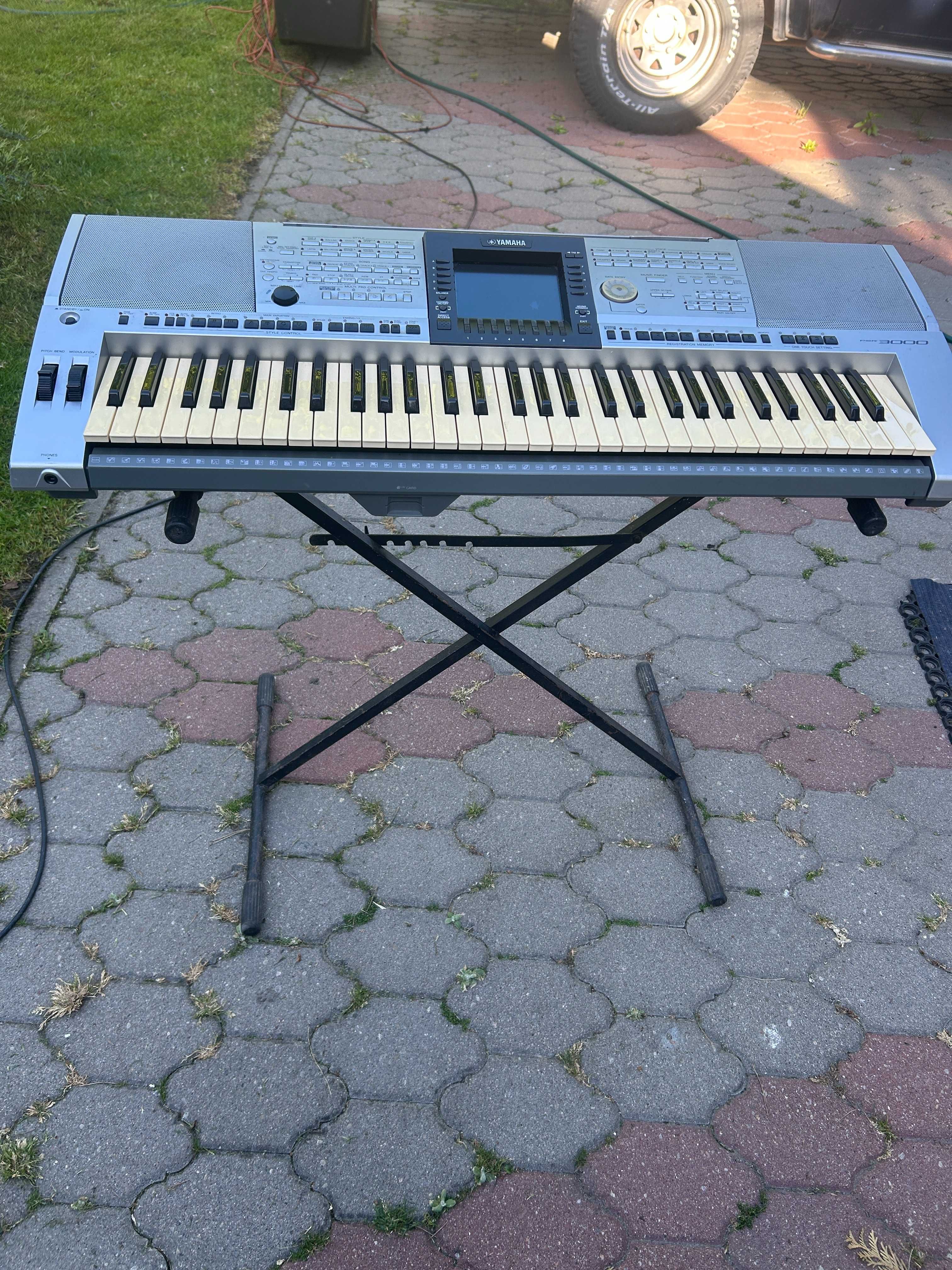 Syntezator Keyboard Yamaha PSR3000 , organy.