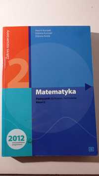 Matematyka zakres rozszerzony klasa 2- podręcznik
