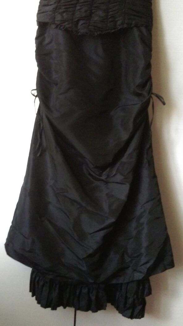 Sukienka z tafty z gorsetem rozmiar XS
