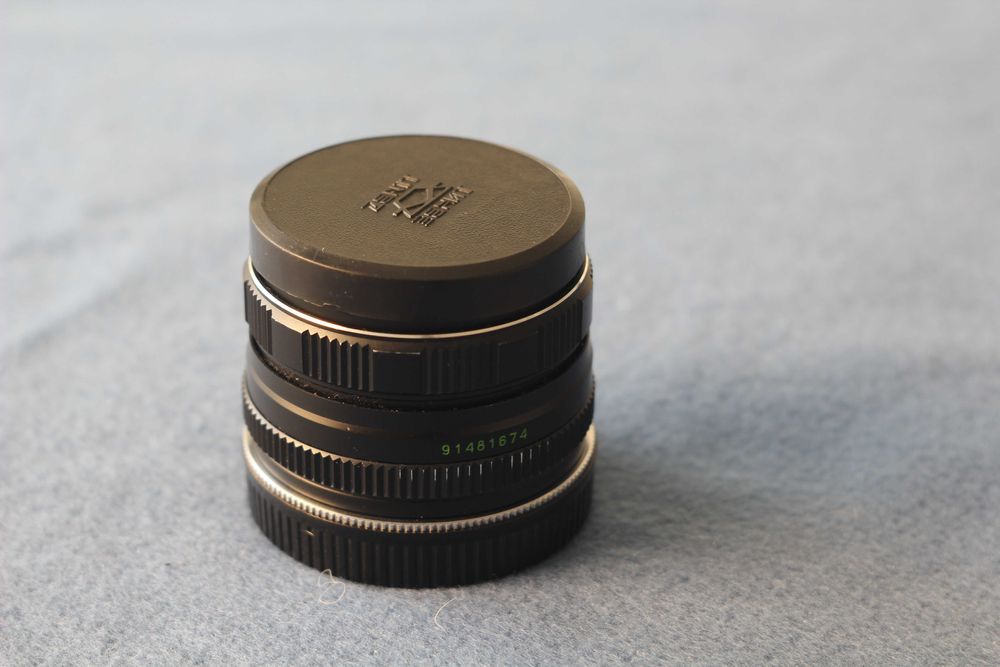 Об'єктив HELIOS-44M-6 MC, з адаптером M42-EOS під Canon EOS