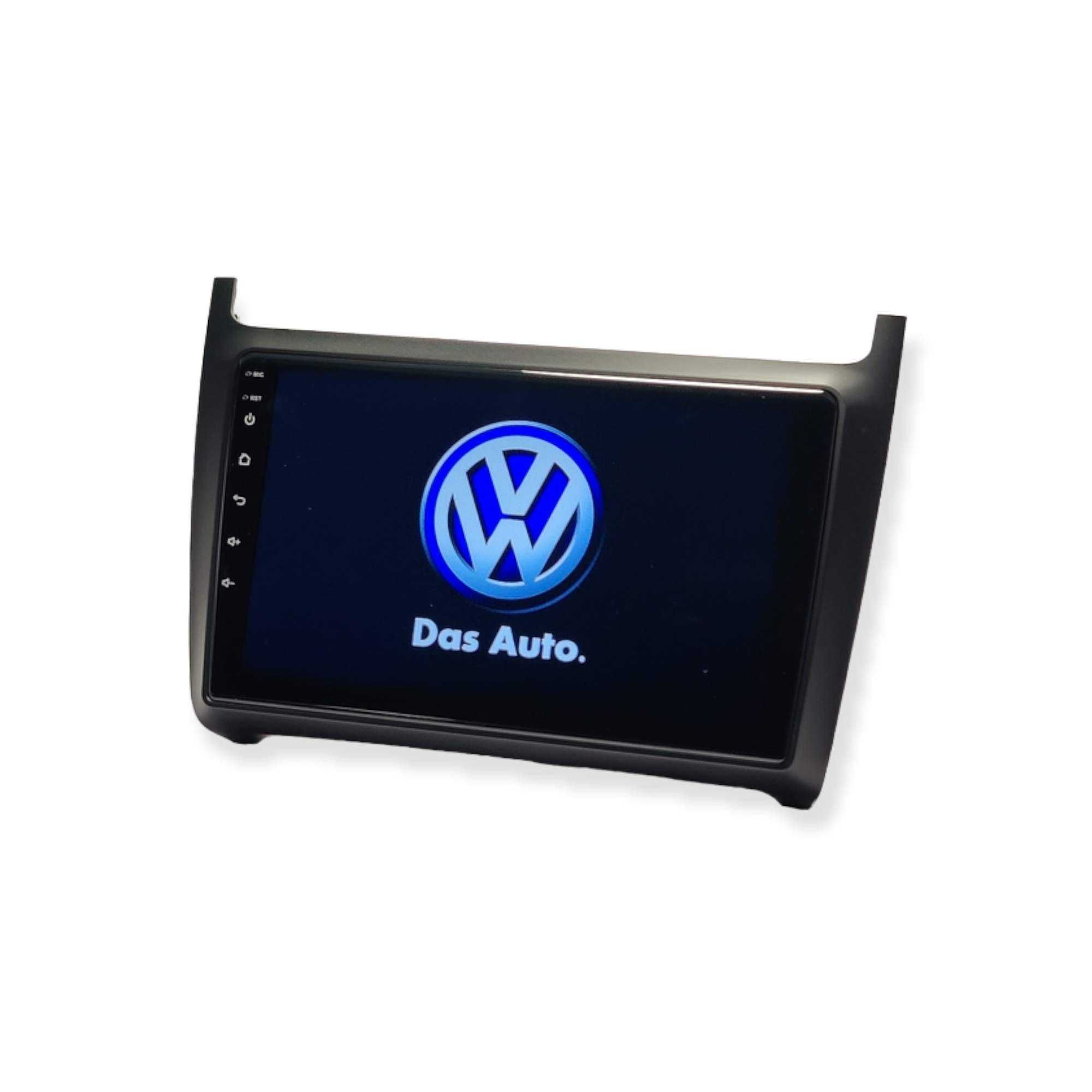 Radio 2 DIN Android VW Volkswagen Polo 5 Sedan 6r Carplay - Novo