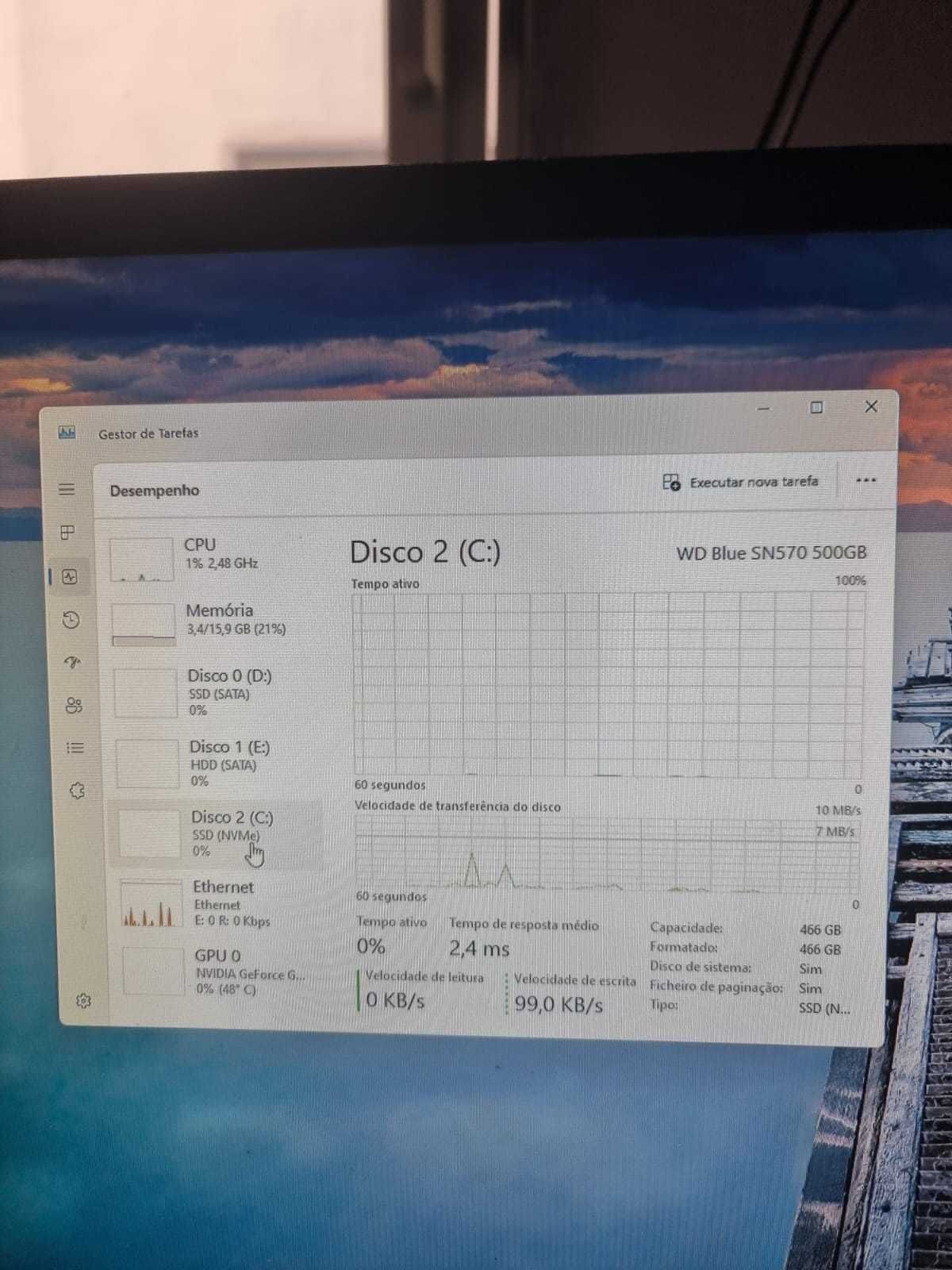 Computador 1650 super 4Gb