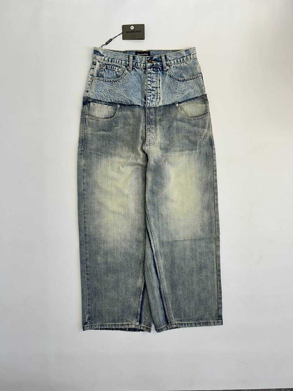 Джинси Balenciaga Cargo faded baggy opium archive синие джинсы M