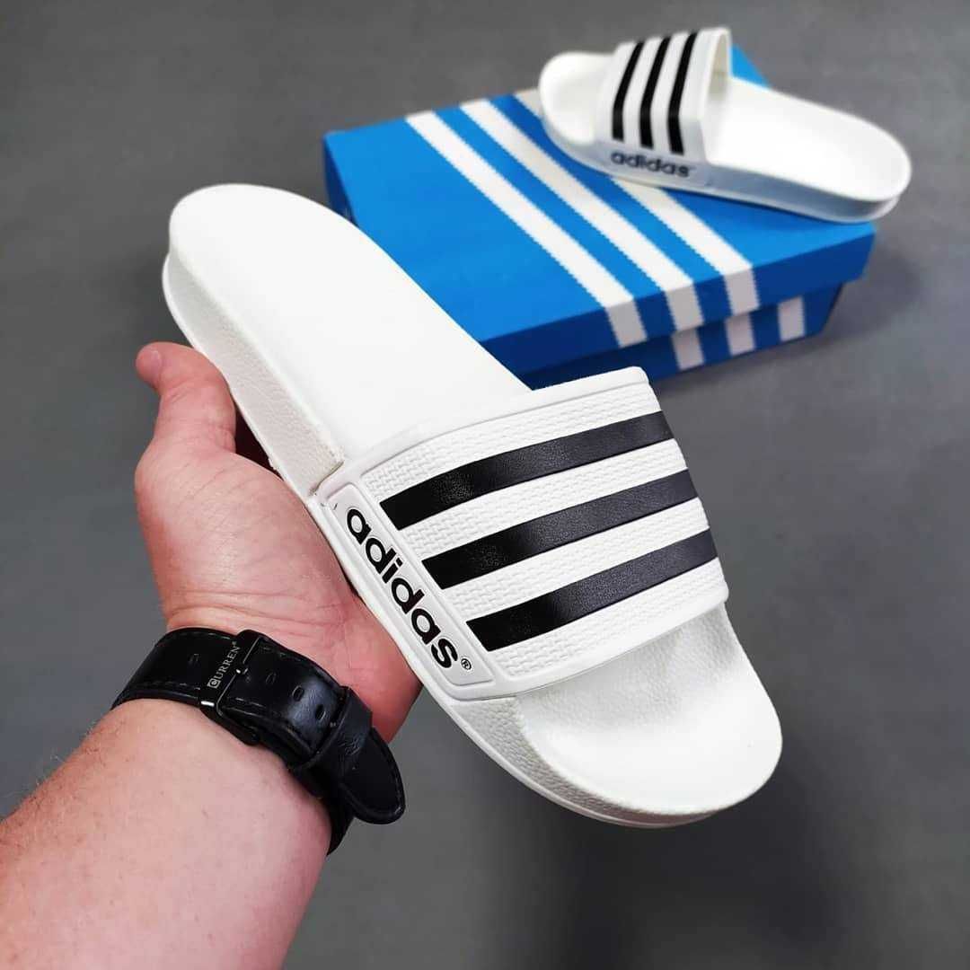 Мужские белые тапки Adidas
