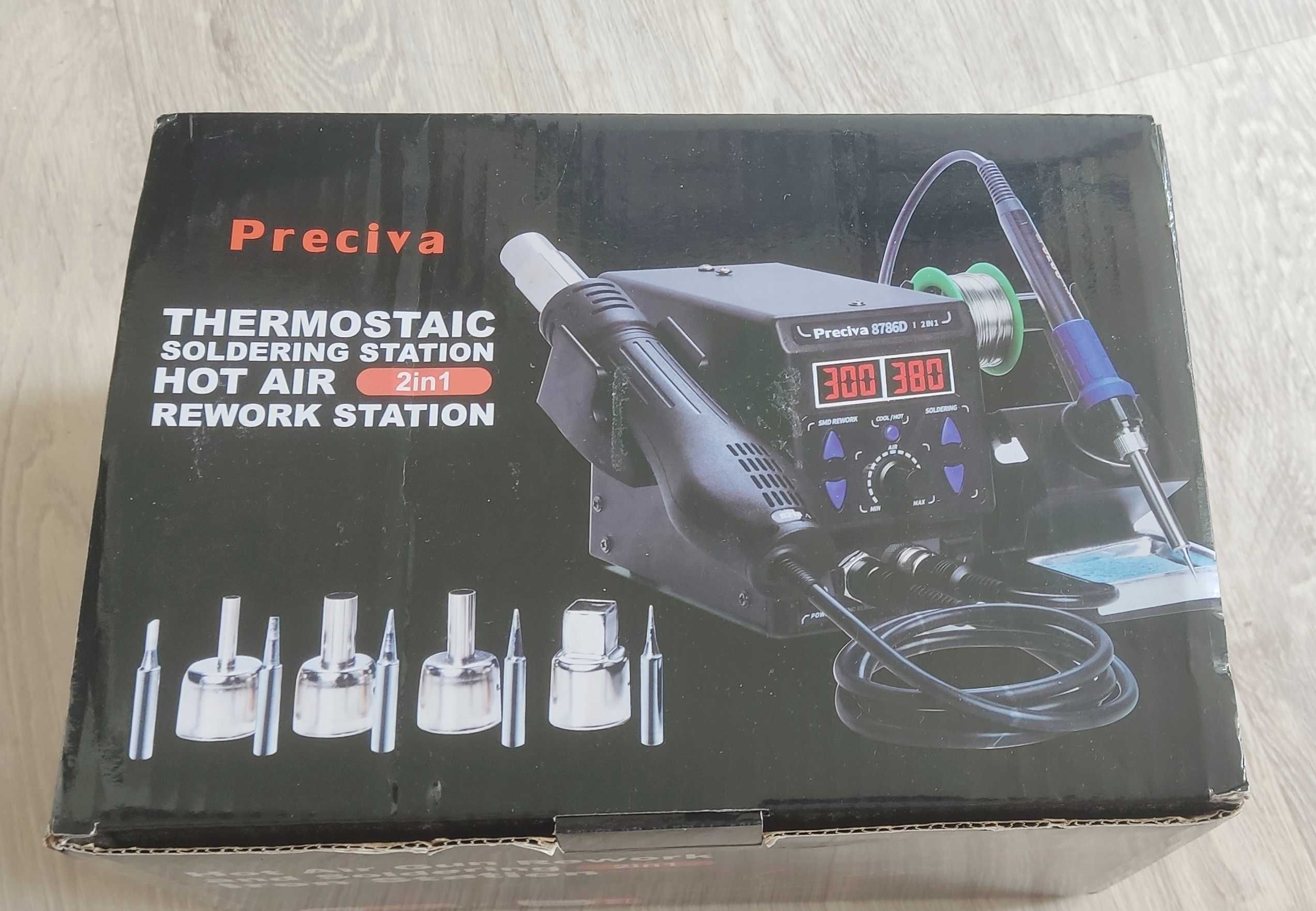 Precivia 8786D I stacja lutownicza 2 in 1 - NOWA -
