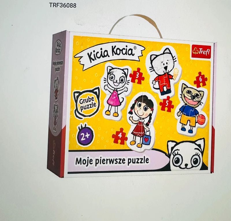 Trefl nowe puzzle baby Classic wesoła Kicia Kocia prezent