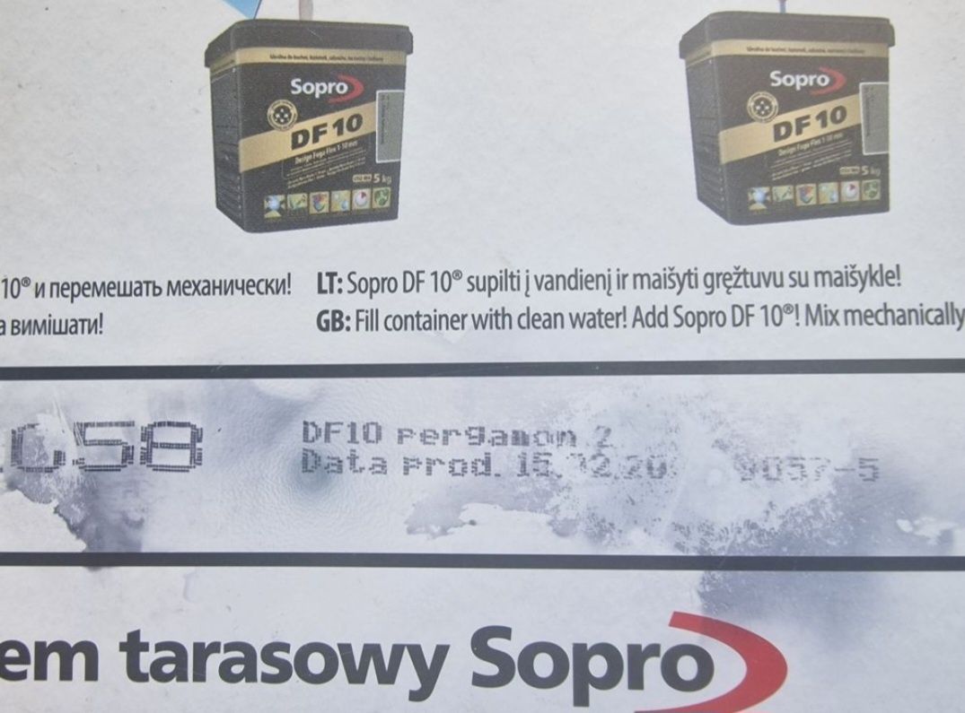 NOWA Fuga Sopro DF10 kuchnia łazienka taras pergamon 27