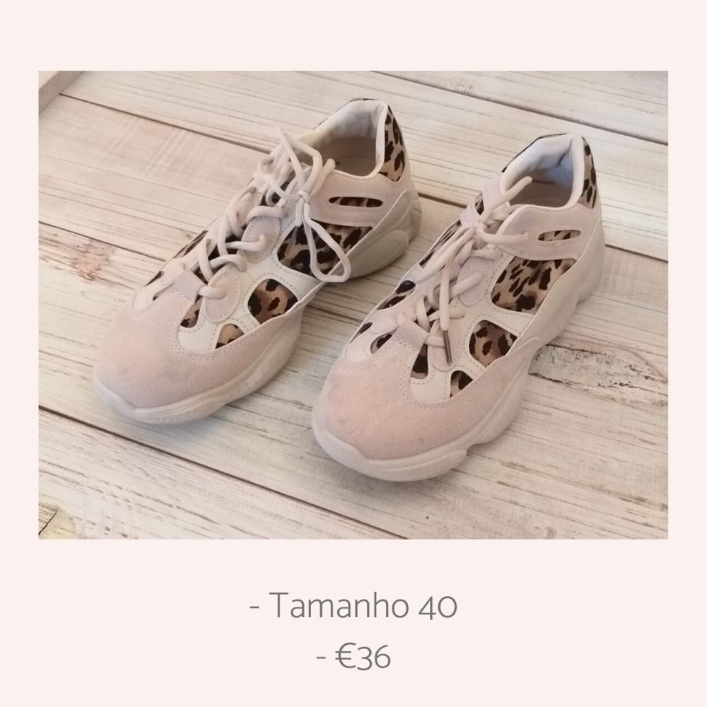 Tenis Chuncky Leopardo