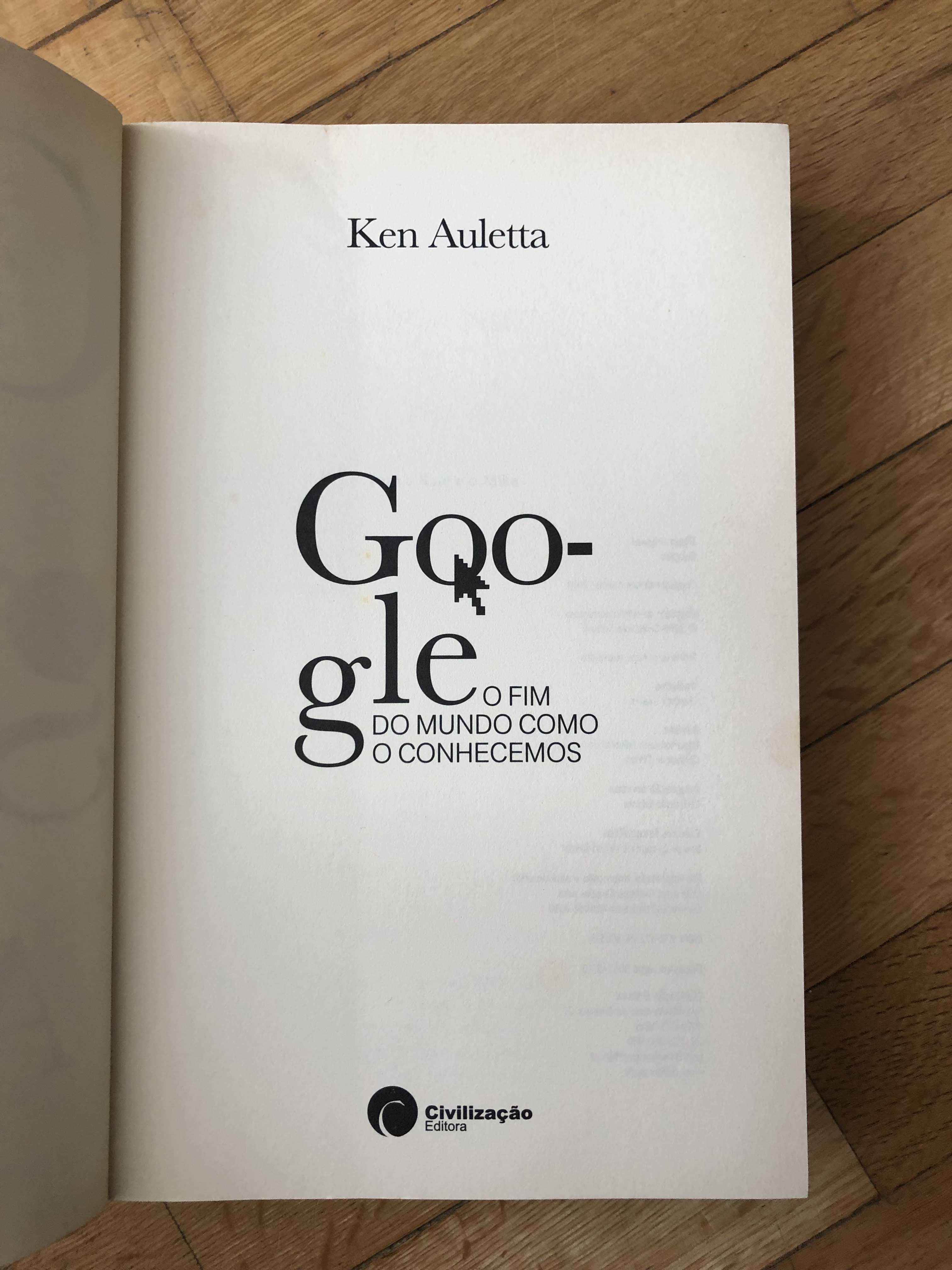 Google - O fim do mundo como o conhecemos de Ken Auletta