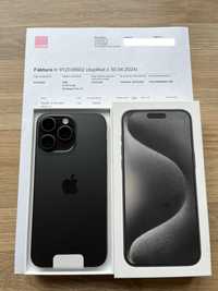 Apple iPhone 15 Pro Max Black Titanium 256GB, gwarancja 30.04.2026