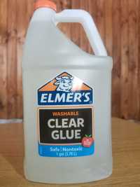 Слайм-клей Elmers Clear Glue, прозрачный, 3,78 литра (1 gal) ОРИГИНАЛ!