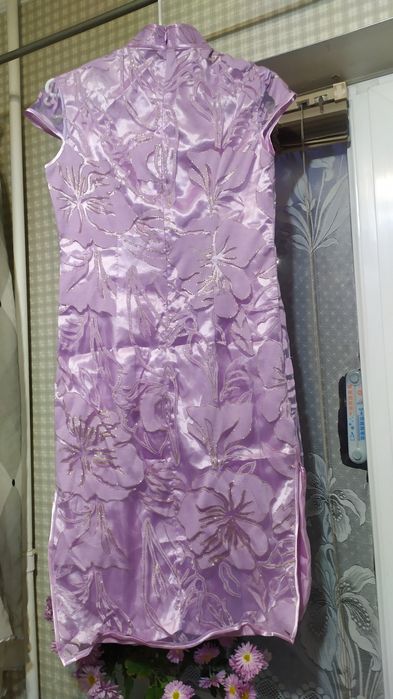 Платье женское шелковое