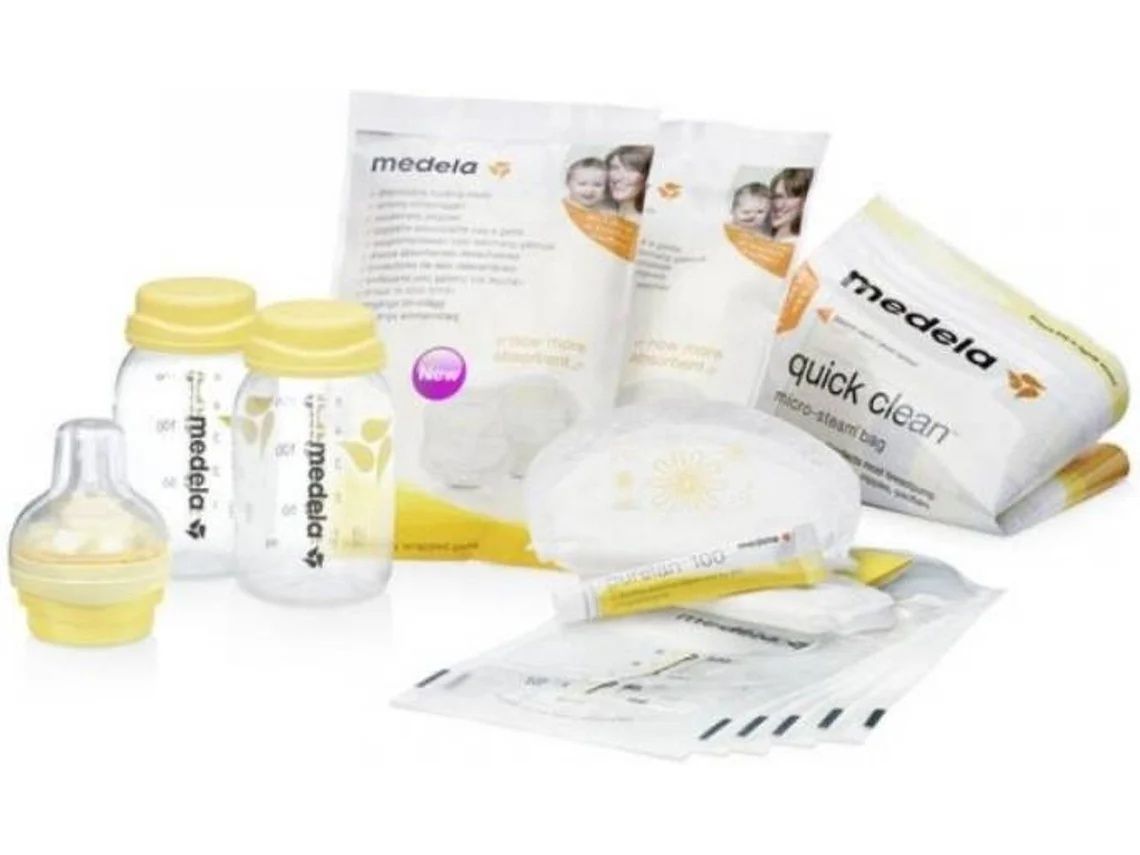 Kit MEDELA (Extrator + Purelan + Frascos)