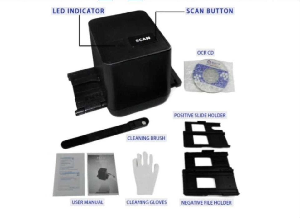 Сканер фотоплівки QPIX FS110 4812 для слайдів і негативів