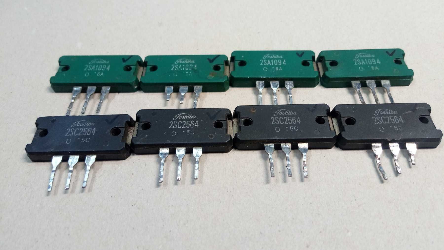 Біполярні транзистори 2SC2564 2SA1094 оригінал, демонтаж.