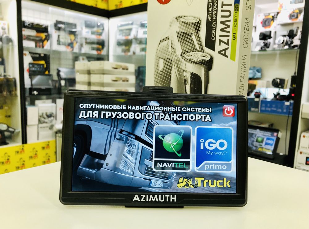 Автомобильный навигатор Azimuth B701 Pro 512 mb IGO primo EUROPE