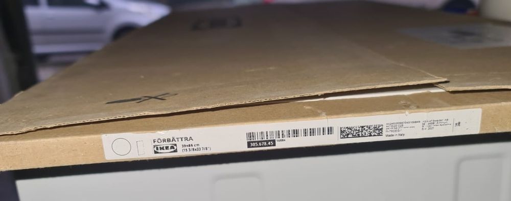 Painel branco novo ikea