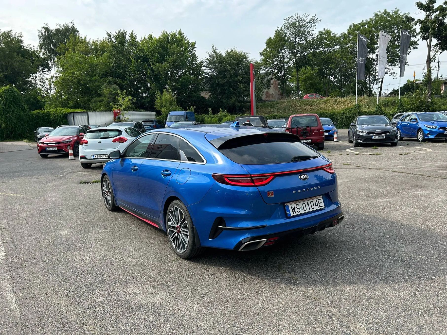 Kia ProCeed Pierwszy właścicel, mały przebieg, 2019 rok, okazja