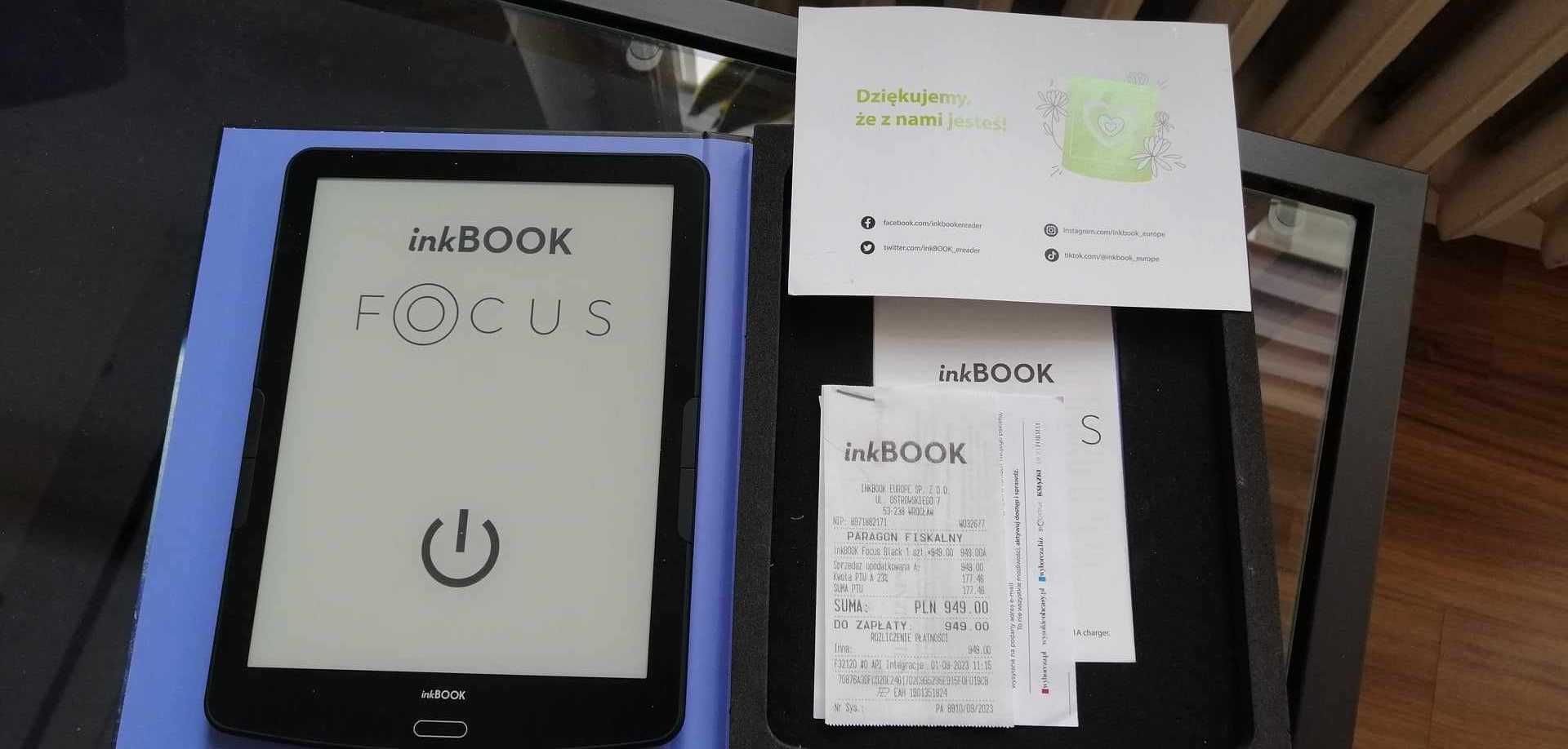 Czytnik inkBOOK Focus 16 GB 7,8 " czarny