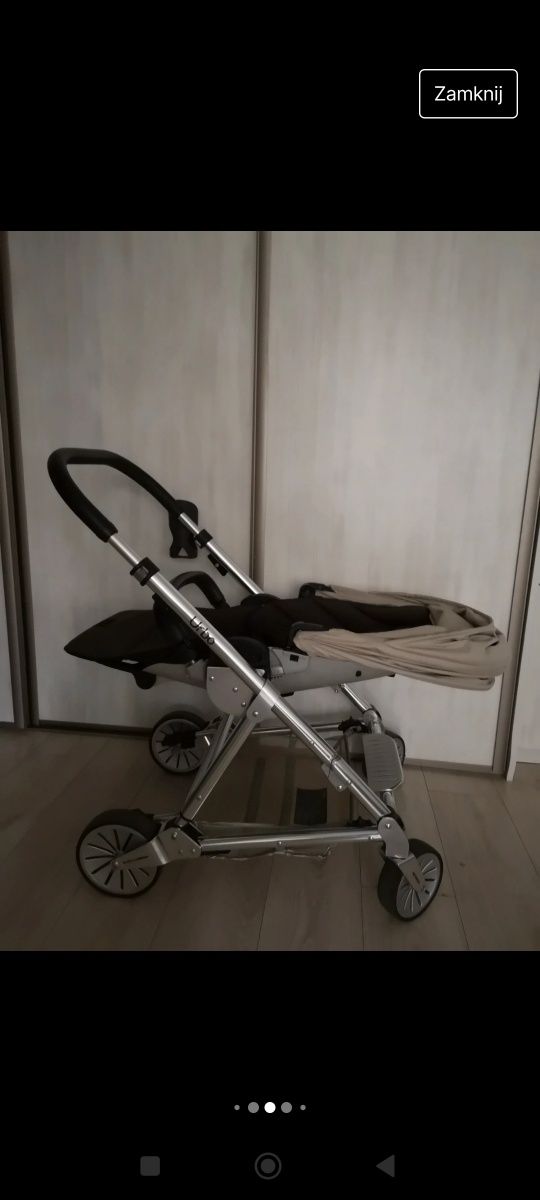 Wózek spacerowy Mamas&Pas Urbo+ fotelik samochodowy MaxiCosi CabrioFix