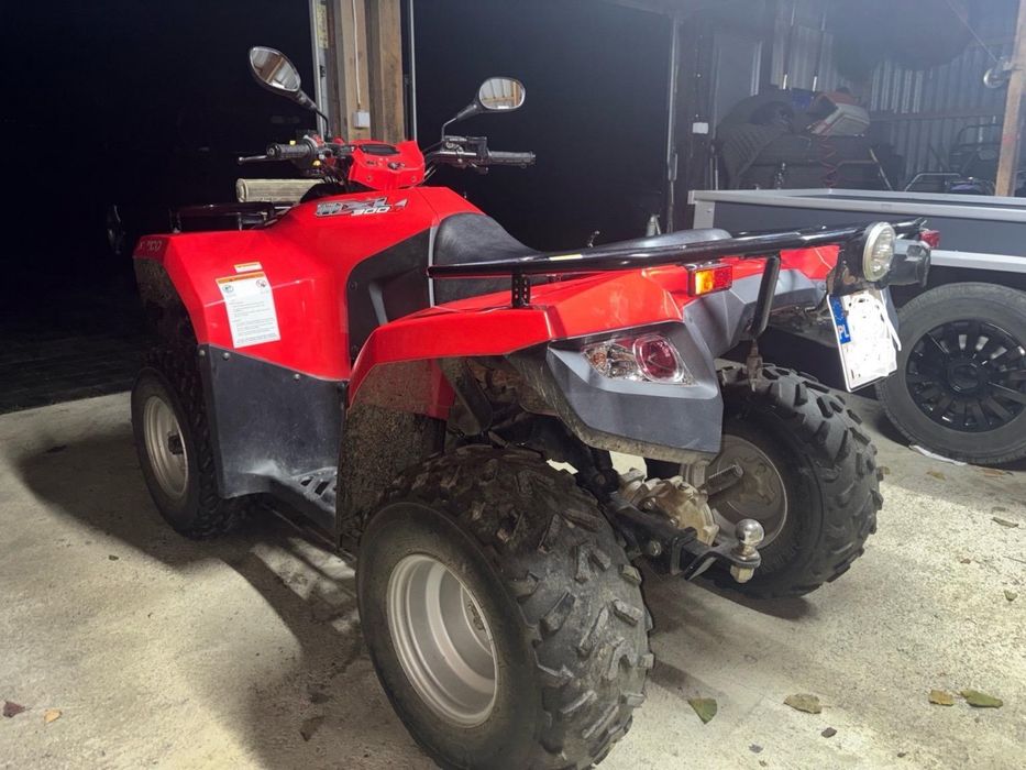 Kymco MXU 300 – 2019 r. - ważne opłaty, hak wbity w dowód