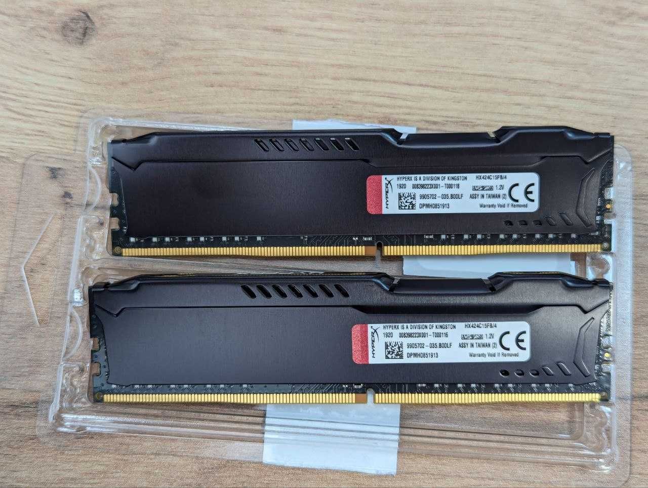 Оперативна пам'ять Kingston HyperX FURY 8 GB (2x4GB) DDR4 2400 MHz