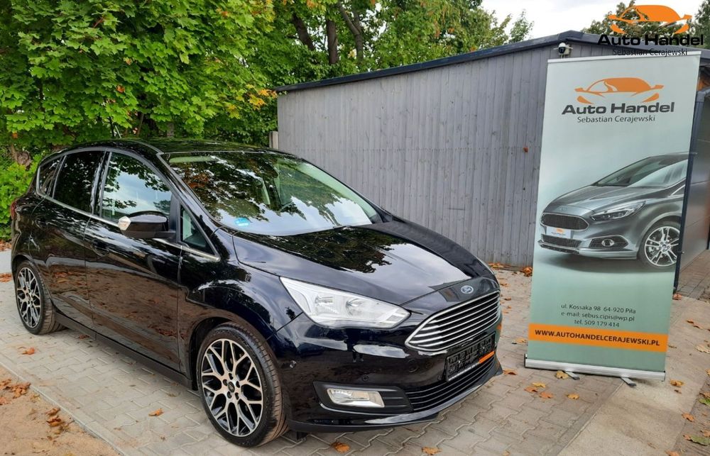 Ford C-MAX 1.5 Benz 150 KM Titanium Kamera Ledy Android Auto Po Opłatach