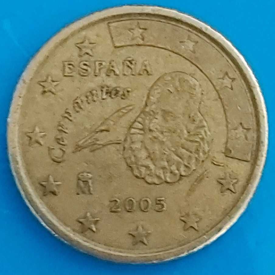 50 Cêntimos de 2005 de Espanha, Cervantes
