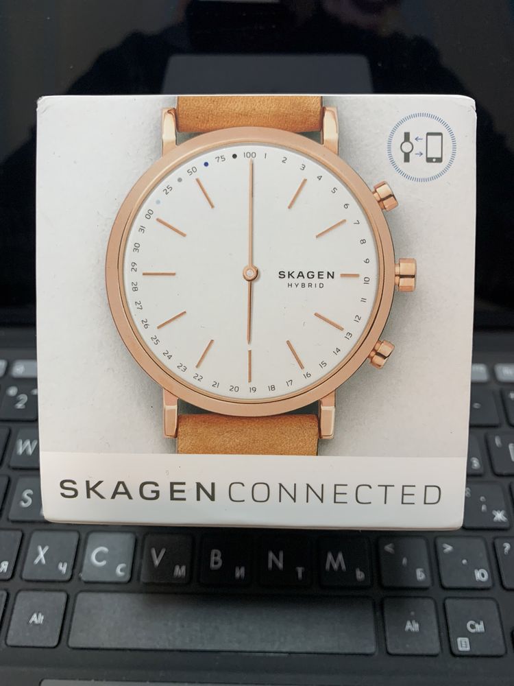 Гібридний Годинник Skagen Hald Stainless Steel