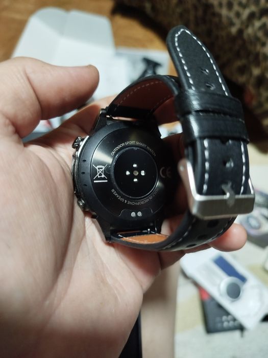 Тактические смарт часы Ultra HD. NFC. 2 канала GPS. Компас, барометр,