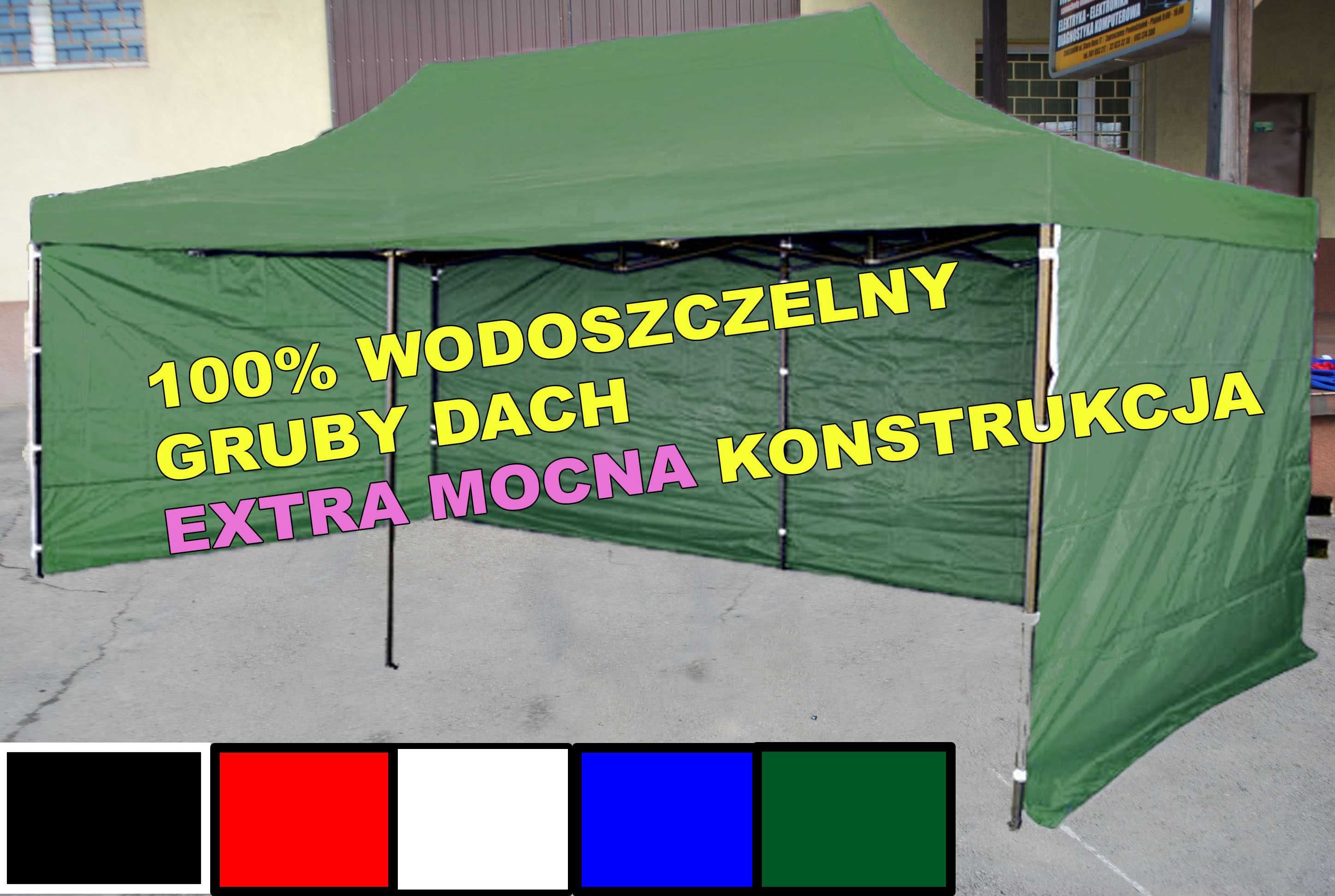 33kg EXTRA MOC 2x3 Namiot Handlowy Ogrodowy mobilny imprezowy bazarowy