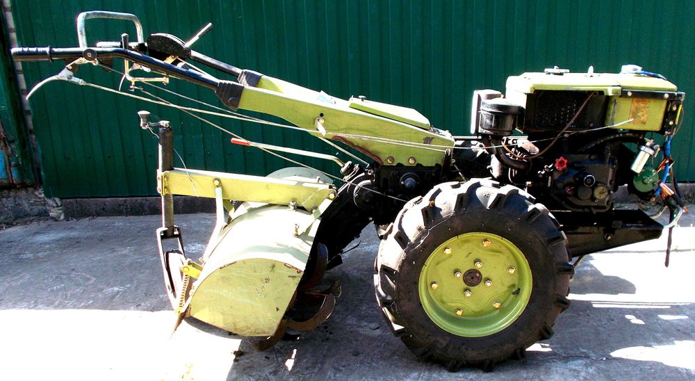 Мотоблок Кентавр 1080Д5 8 л.с.+приспособления для картошки.стартер.АКБ