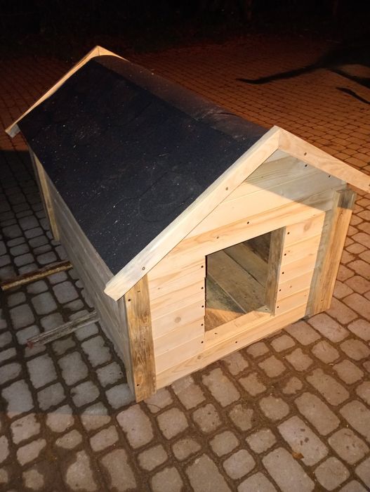 Duża buda dla psa ocieplona xxl