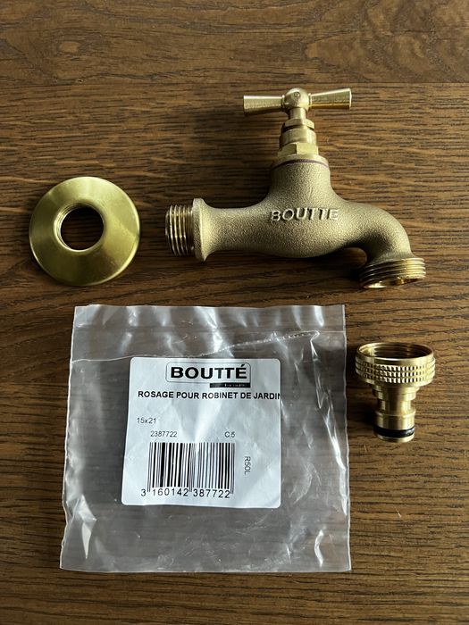 Mosiężny zawór czerpalby ogrodowy Butte nowy