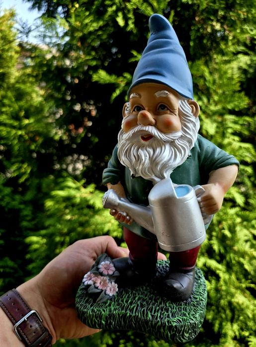 Wyprzedaż! Super figurka ogrodowa dekoracja Krasnal nowy