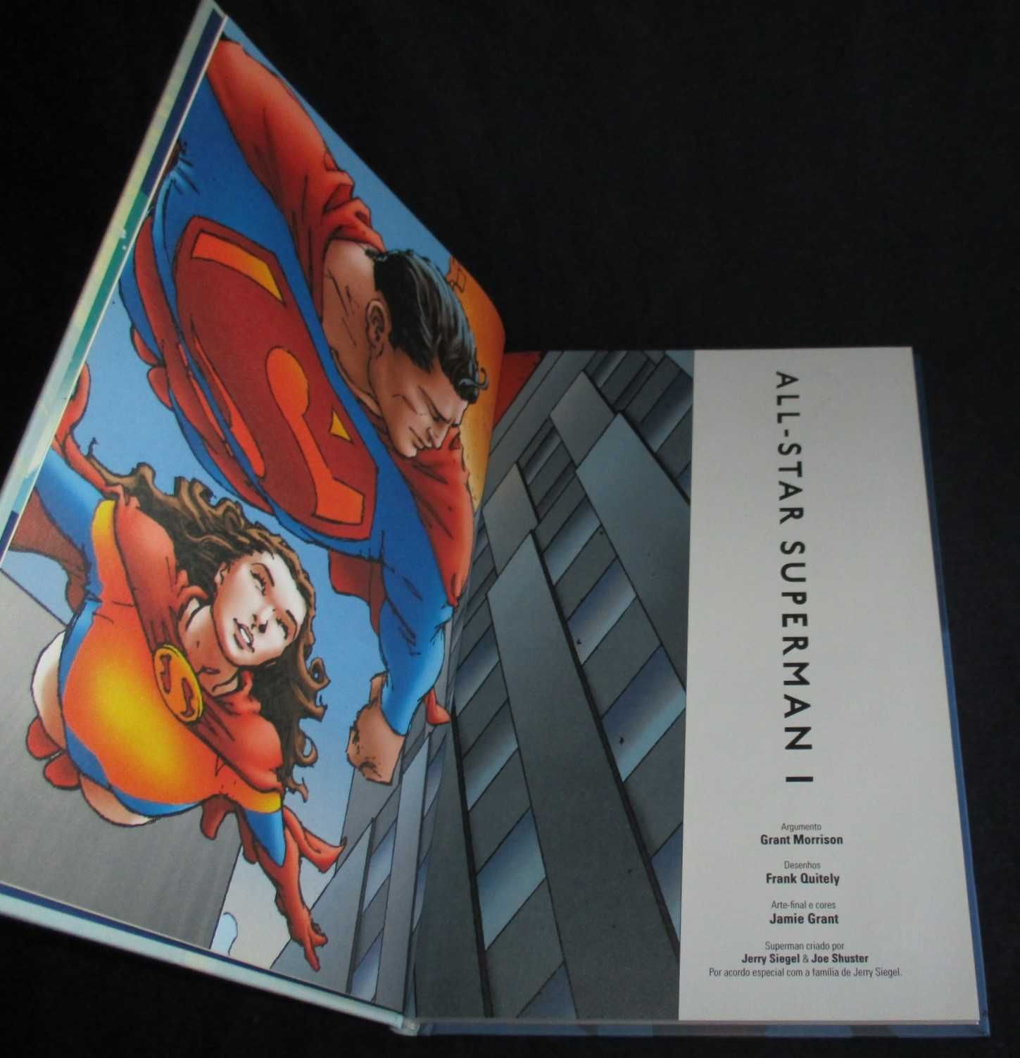 Livros BD All-Star Superman Volume 1 e 2 Levoir CD