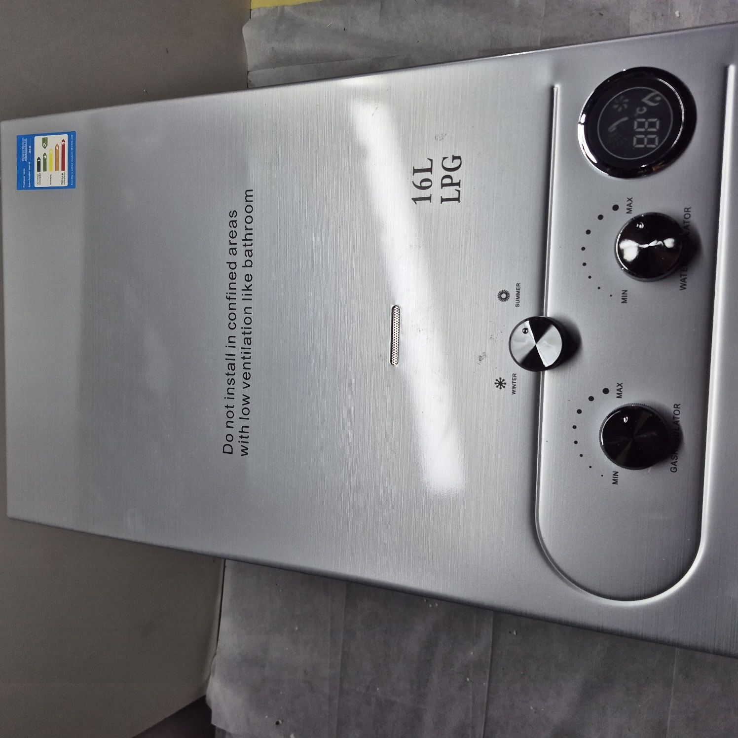 24KW Piecyk Gazowy na Butle  12L LPG Propan Bezzbiornikowa głowica pry